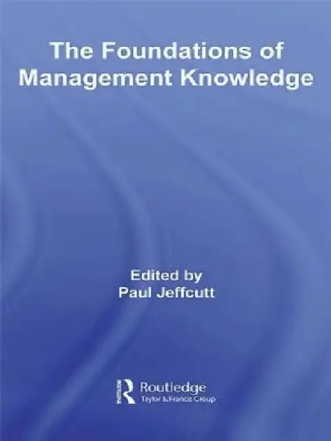 Cover of The Foundations of Management Knowledge