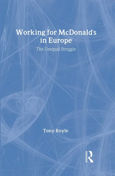 Cover of Working for McDonald's in Europe