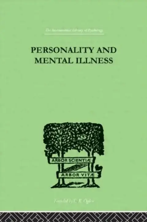 Cover of Personality and Mental Illness