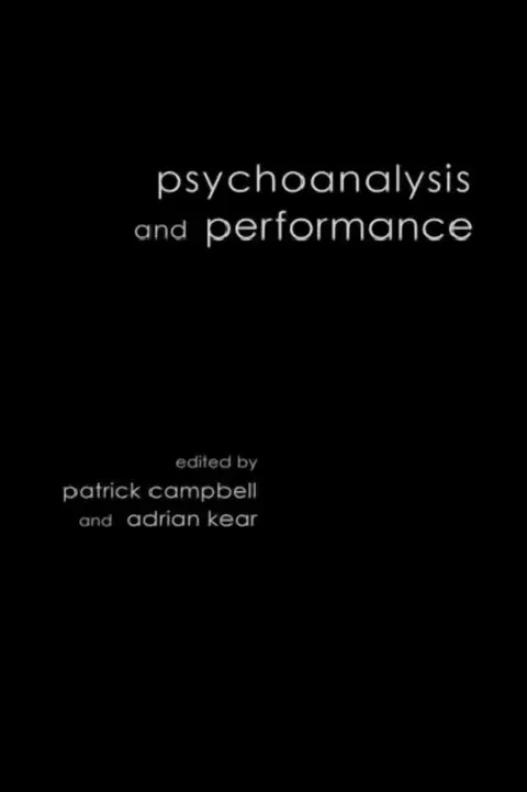 Cover of Psychoanalysis and Performance