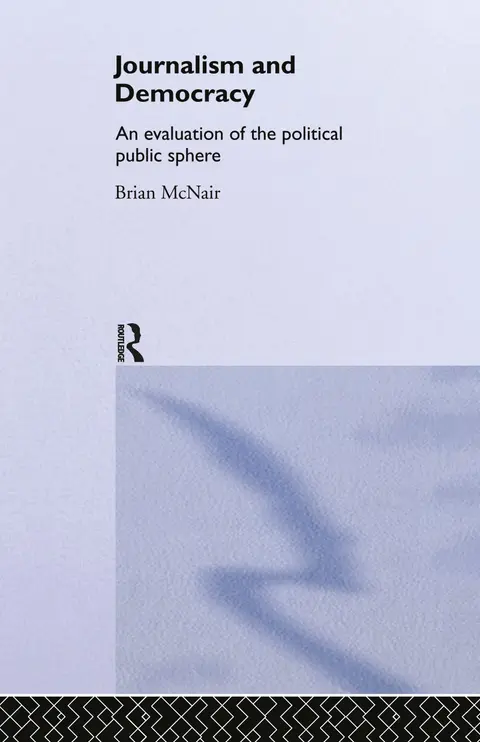 Cover of Journalism and Democracy