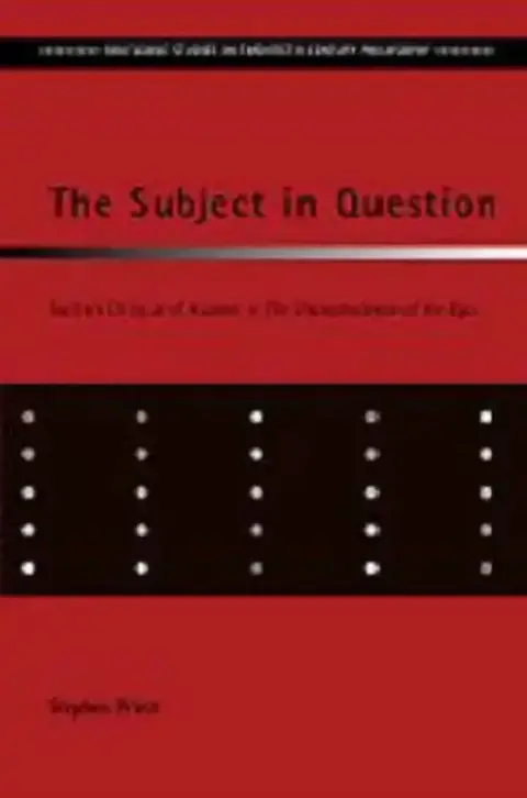 Cover of The Subject in Question