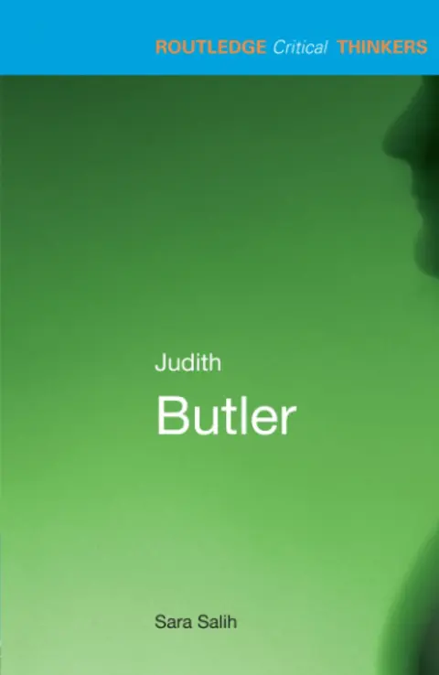 Cover of Judith Butler