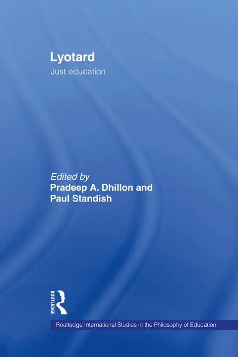 Cover of Lyotard