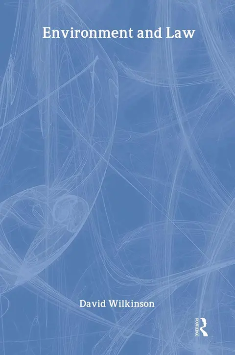 Cover of Environment and Law