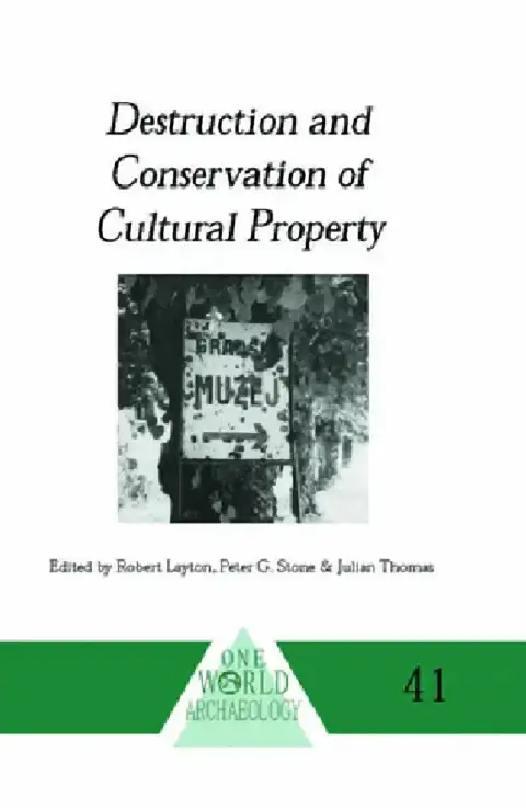 Cover of Destruction and Conservation of Cultural Property