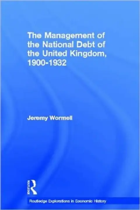 Cover of The Management of the National Debt of the United Kingdom 1900-1932