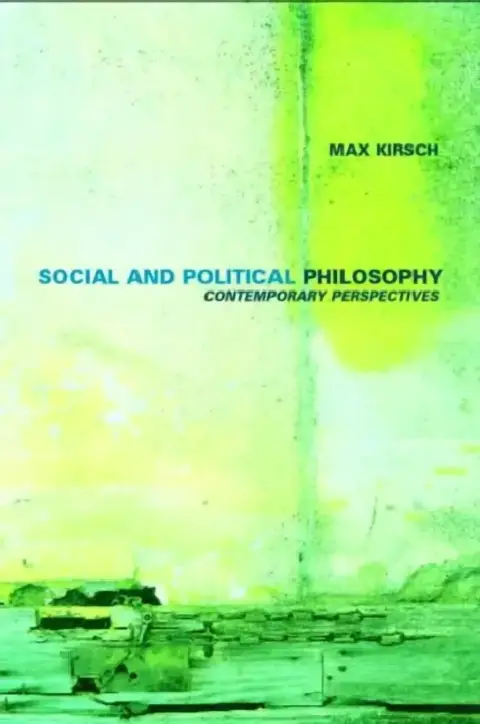 Cover of Social and Political Philosophy