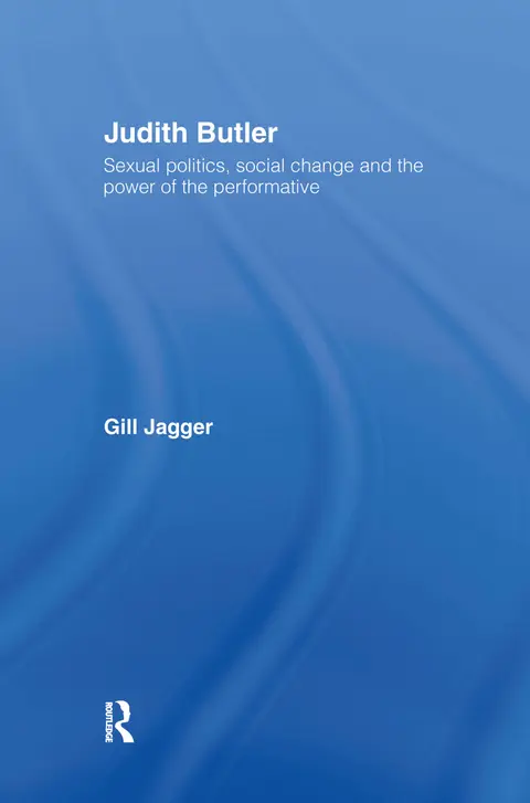 Cover of Judith Butler