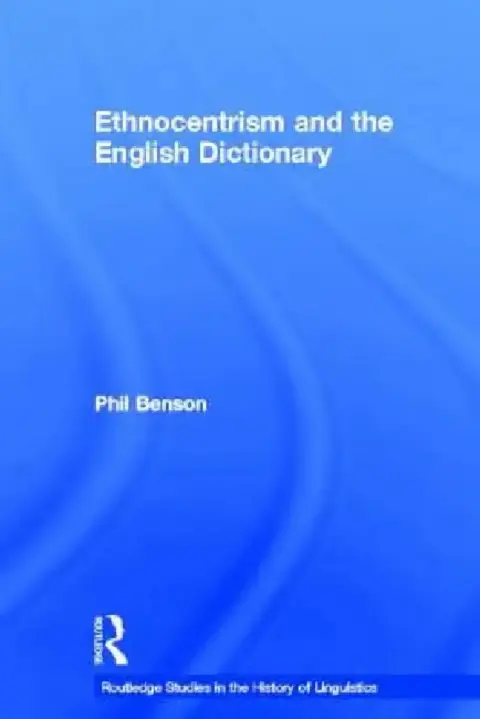 Cover of Ethnocentrism and the English Dictionary