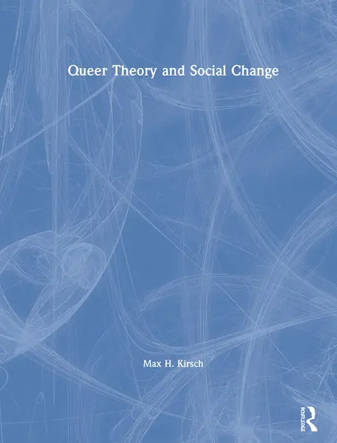 Cover of Queer Theory and Social Change