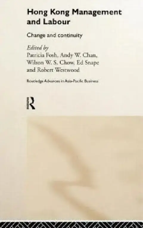 Cover of Hong Kong Management and Labour