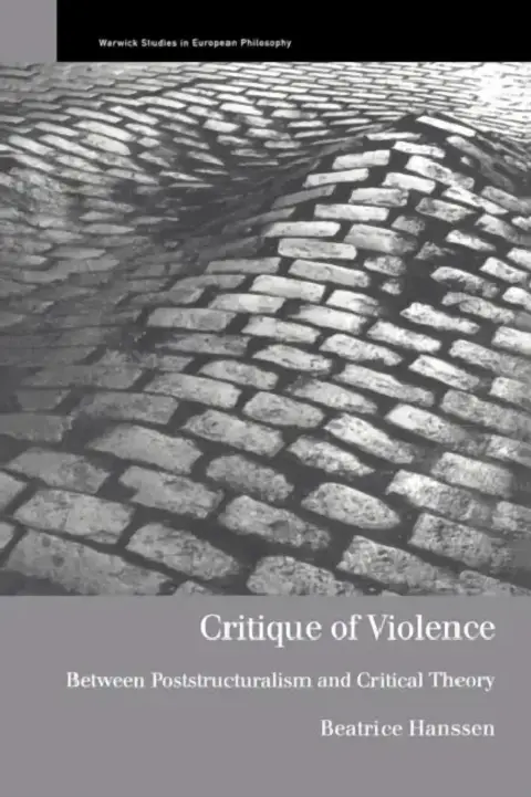 Cover of Critique of Violence