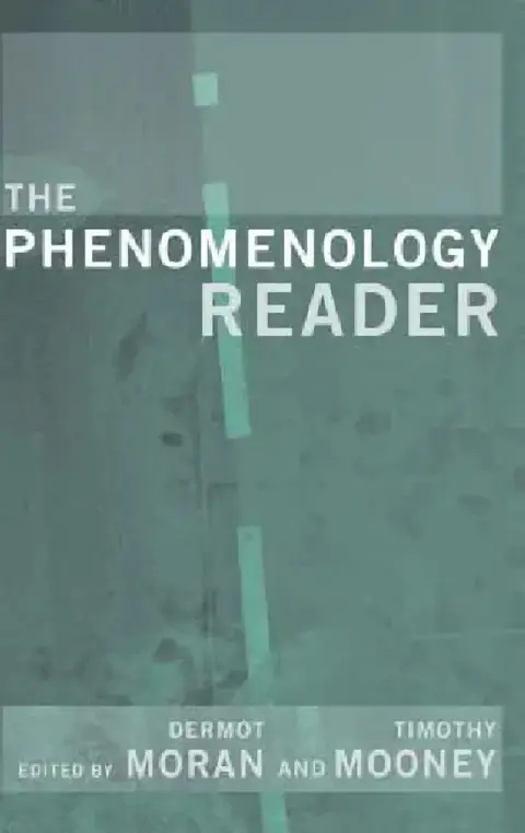 Cover of The Phenomenology Reader