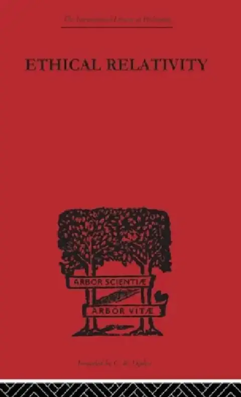 Cover of Ethical Relativity