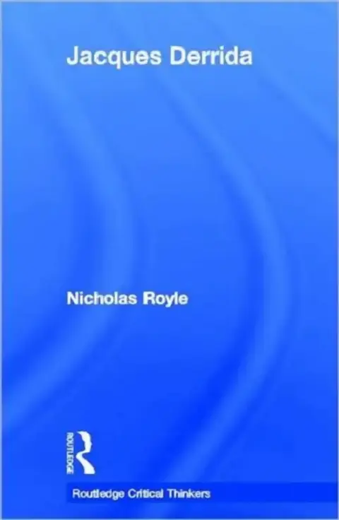 Cover of Jacques Derrida