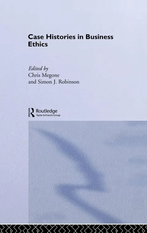 Cover of Case Histories in Business Ethics