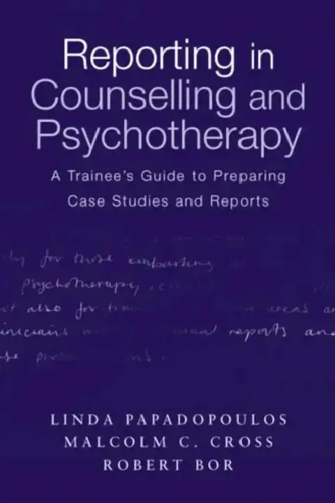 Cover of Reporting in Counselling and Psychotherapy