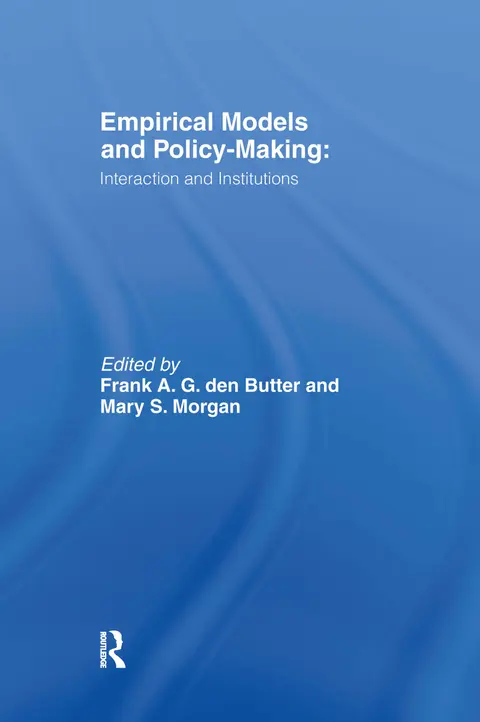 Cover of Empirical Models and Policy Making