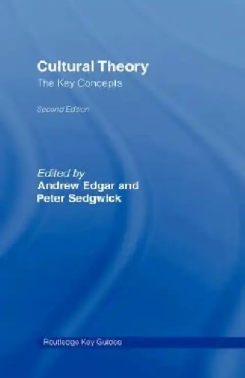 Cover of Cultural Theory