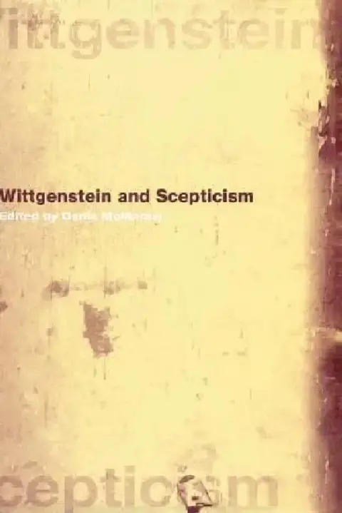 Cover of Wittgenstein and Scepticism
