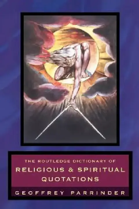 Cover of The Routledge Dictionary of Religious and Spiritual Quotations