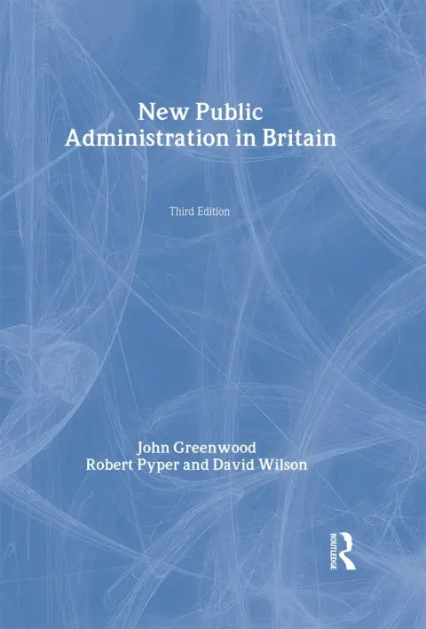 Cover of New Public Administration in Britain