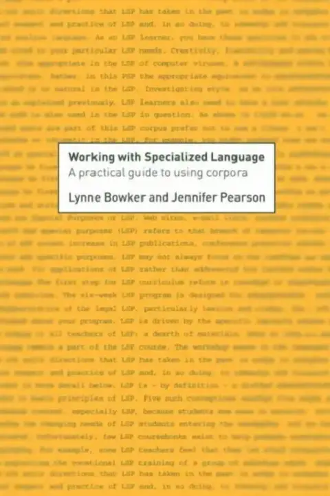 Cover of Working With Specialized Language