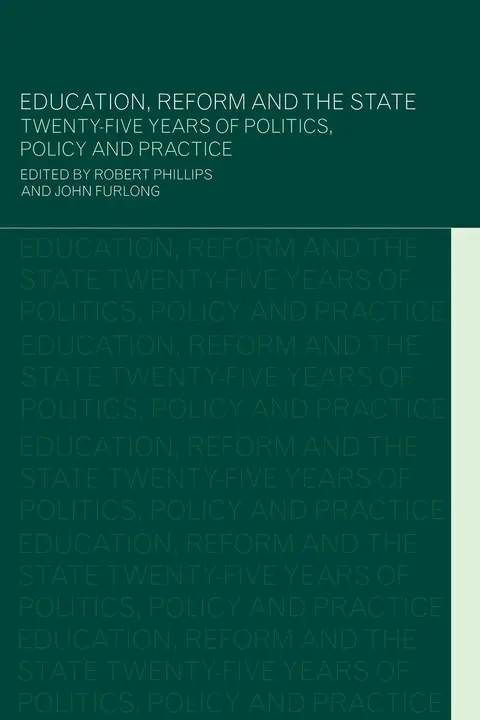 Cover of Education, Reform and the State