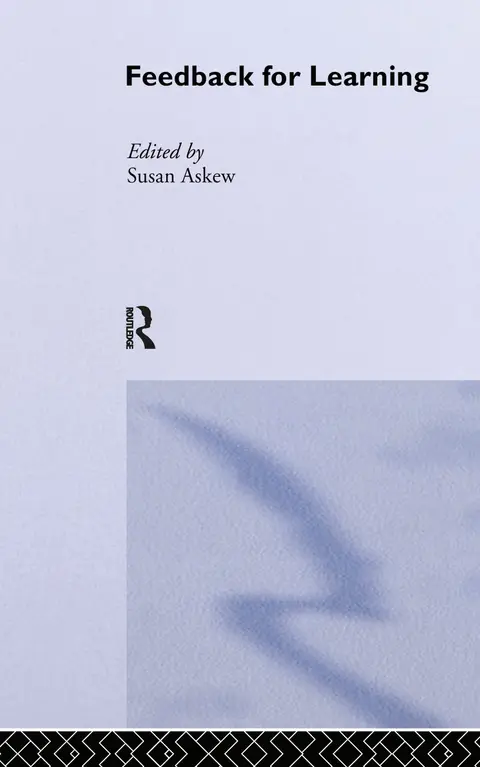 Cover of Feedback for Learning