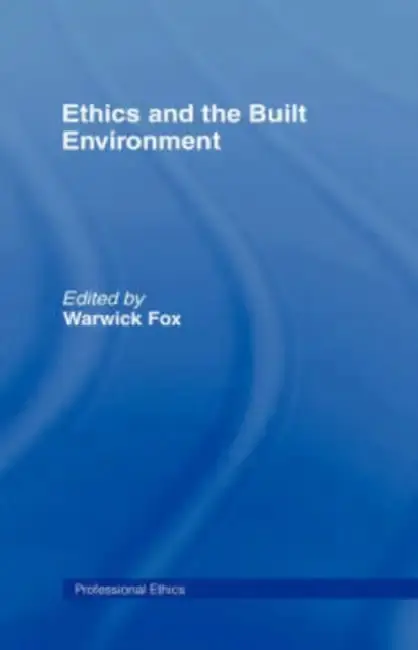 Cover of Ethics and the Built Environment