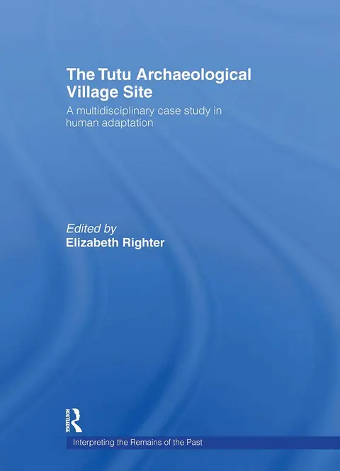Cover of The Tutu Archaeological Village Site