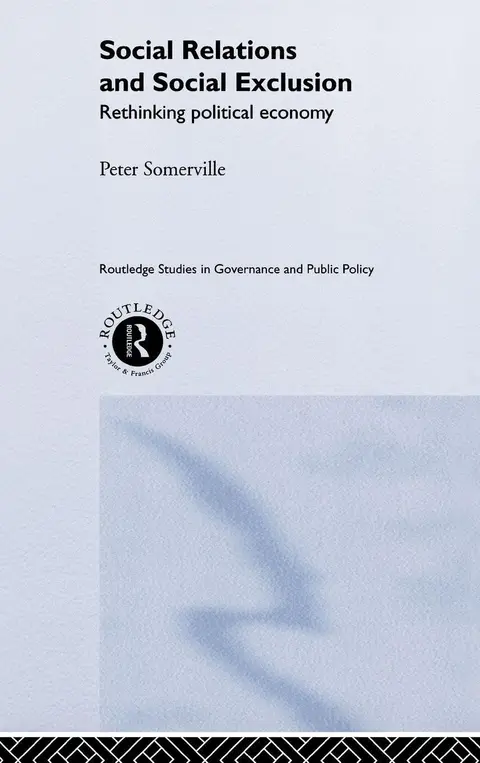 Cover of Social Relations and Social Excursions