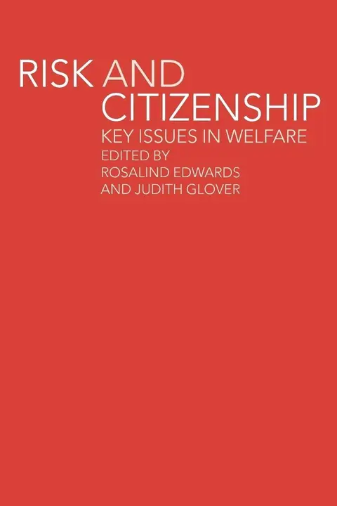 Cover of Risk and Citizenship