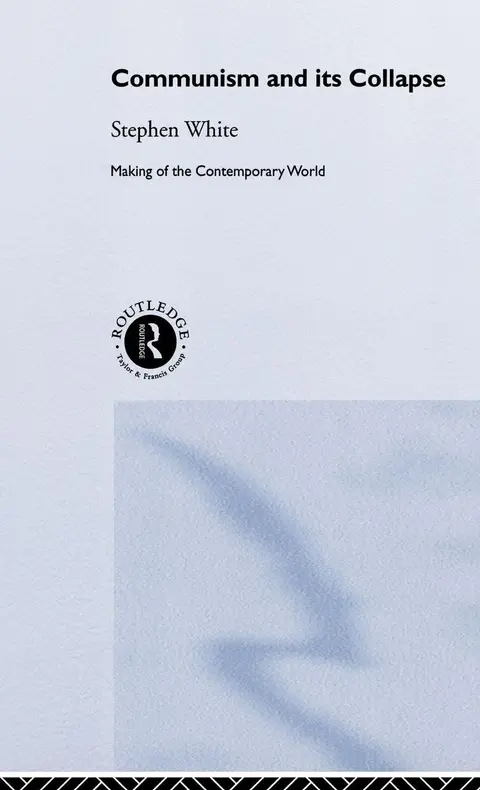 Cover of Communism and Its Collapse