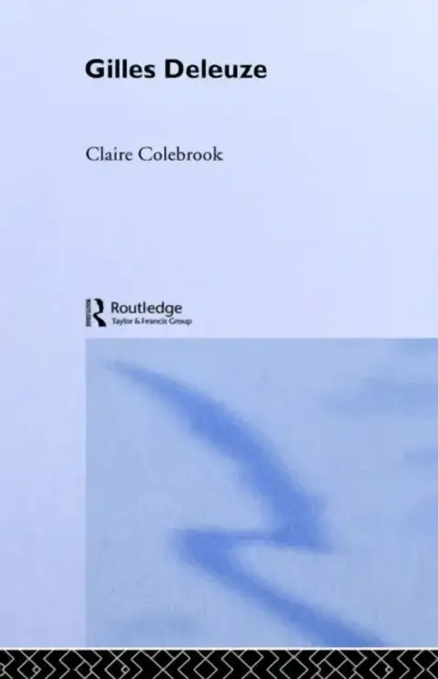 Cover of Gilles Deleuze