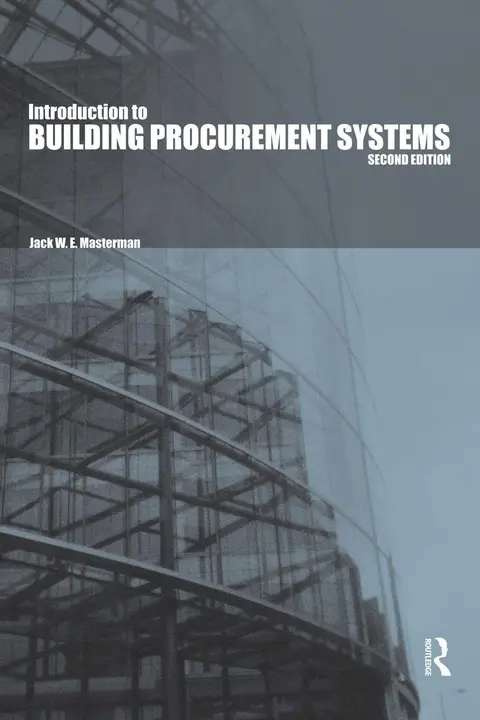 Cover of An Introduction to Building Procurement Systems
