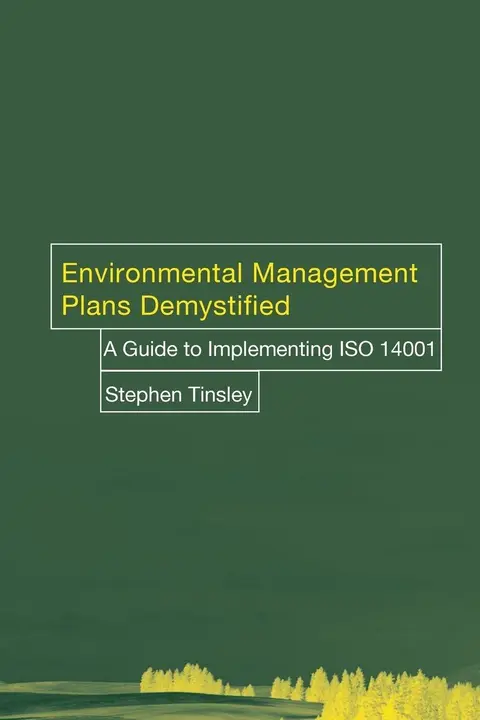 Cover of Environmental Management Plans Demystified