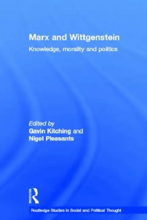 Cover of Marx and Wittgenstein