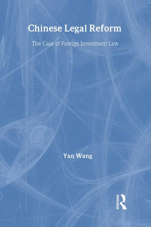 Cover of Chinese Legal Reform