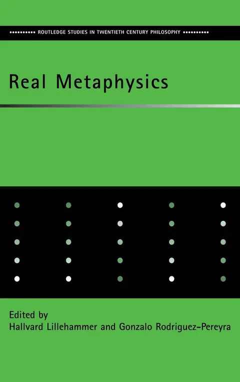 Cover of Real Metaphysics