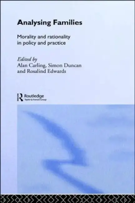 Cover of Analysing Families
