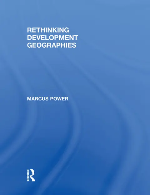 Cover of Rethinking Development Geographies