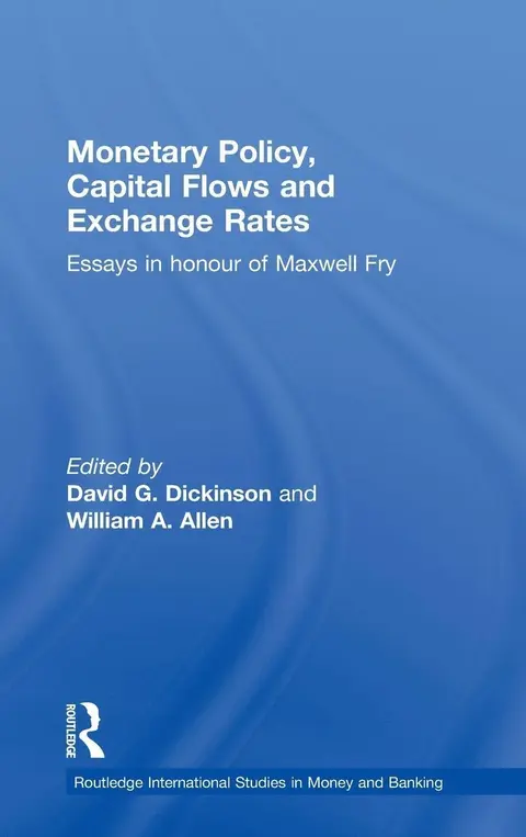 Cover of Monetary Policy, Capital Flows and Exchange Rates
