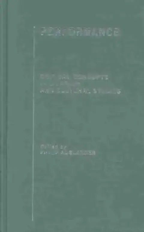 Cover of Performance