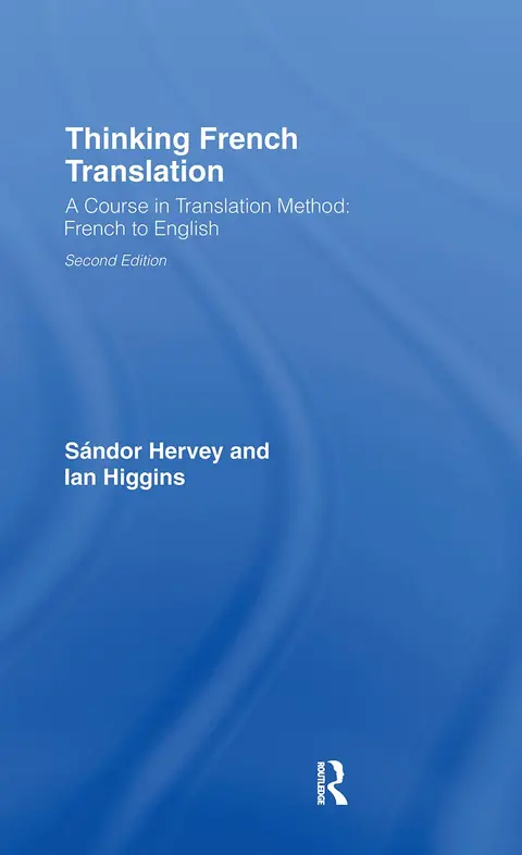 Cover of Thinking French Translation