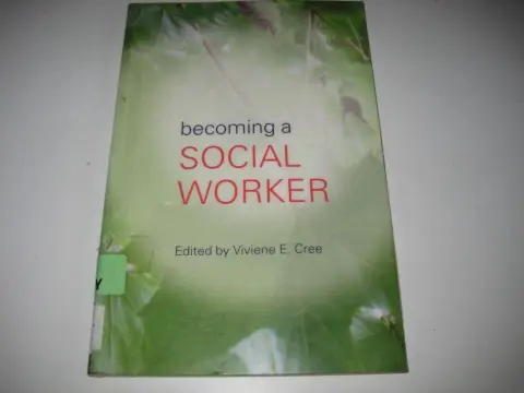 Cover of Becoming a Social Worker