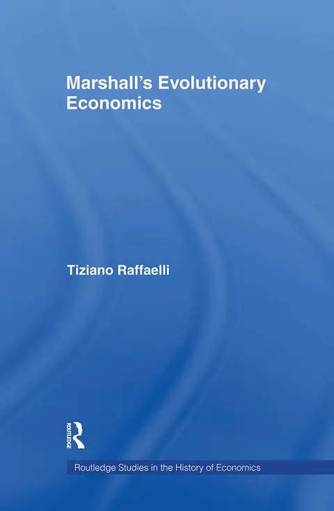 Cover of Marshall's Evolutionary Economics