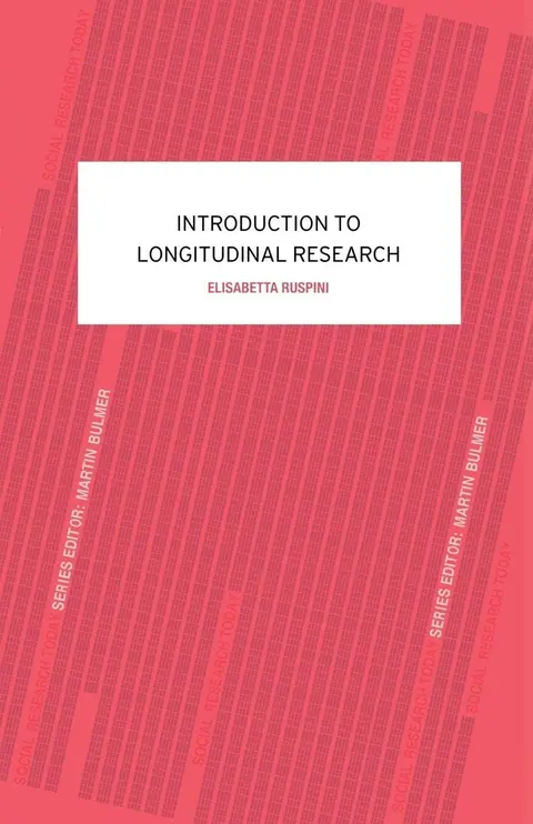 Cover of An Introduction to Longitudinal Research