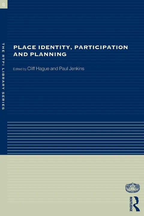 Cover of Place Identity Participation and Planning